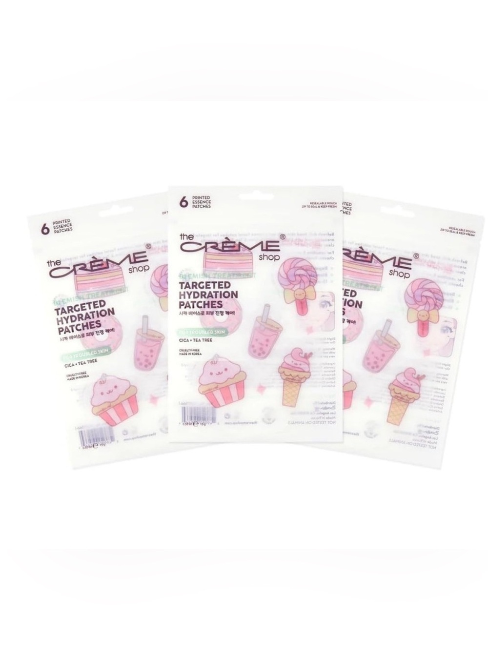 the Crème Shop Blemish Treatment Targeted Hydration Patches 18 patches